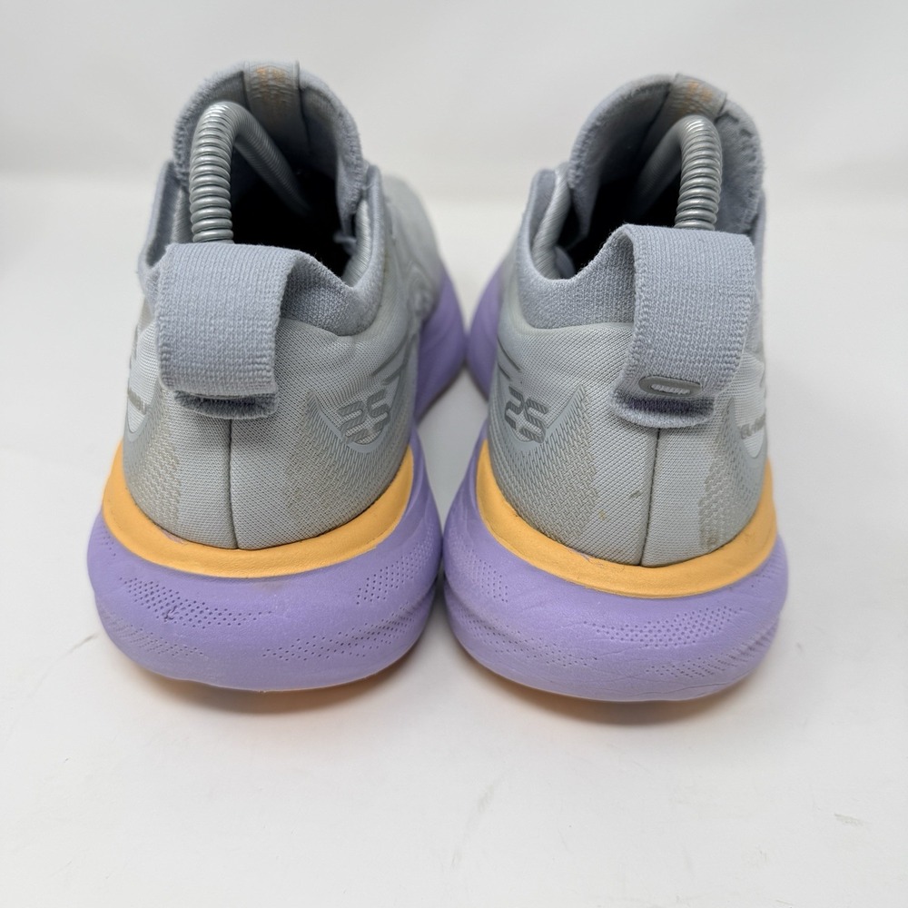 ASICS Gel-Nimbus 25 Womens Size 8 Running Shoes Grey Purple Orange 1012B356 - Picture 5 of 10